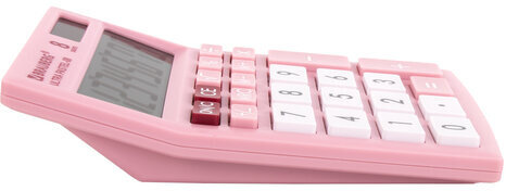 Калькулятор настольный BRAUBERG ULTRA PASTEL-08-PK, КОМПАКТНЫЙ (154x115 мм), 8 разрядов, двойное питание, РОЗОВЫЙ, 250514