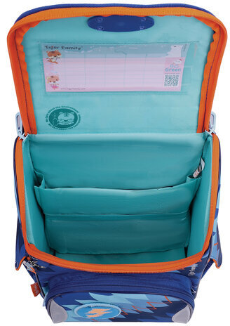 Ранец TIGER FAMILY для начальной школы, Nature Quest, "Jagger Moves", 35х31х19 см, 270203