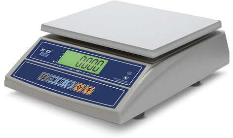 Весы фасовочные MERTECH M-ER 326F-15.2 LCD (0,08-15 кг), дискретность 2 г, платформа 255x210 мм, без стойки, 3053