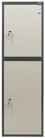 Шкаф металлический для документов AIKO "SL-150/2Т" ГРАФИТ, 1490х460х340 мм, 36 кг, S10799152502