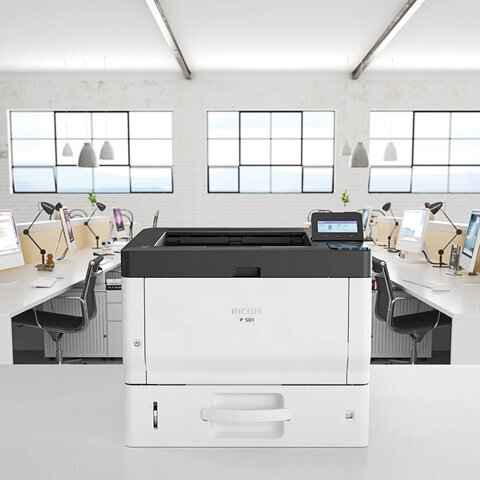 Принтер лазерный RICOH LE P 501 A4, 43 стр./мин, 150 000 стр./мес., ДУПЛЕКС, сетевая карта, 418363