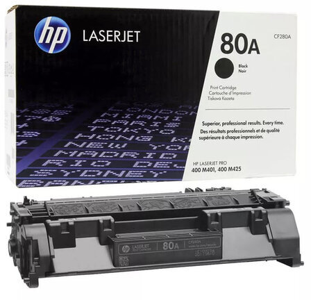 Картридж лазерный HP (CF280A) LaserJet Pro M401/M425, №80A, черный, оригинальный, ресурс 2700 страниц
