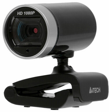 Веб-камера A4TECH PK-910H, 2 Мп, микрофон, USB 2.0, регулируемый крепеж, черная, 695255