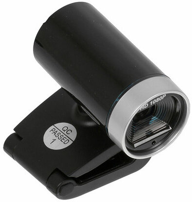 Веб-камера A4TECH PK-910H, 2 Мп, микрофон, USB 2.0, регулируемый крепеж, черная, 695255