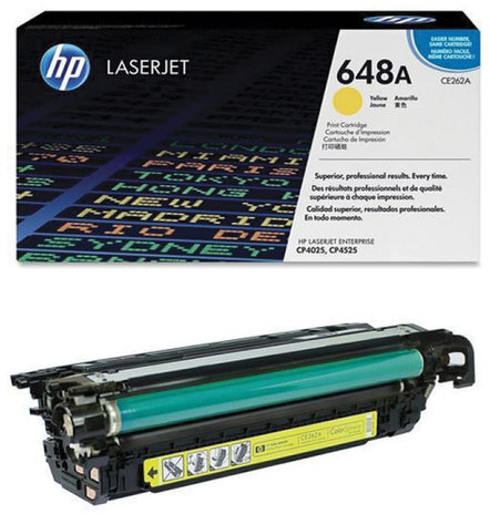 Картридж лазерный HP (CE262A) ColorLaserJet CP4025/4525, №647A, желтый, оригинальный, ресурс 11000 страниц