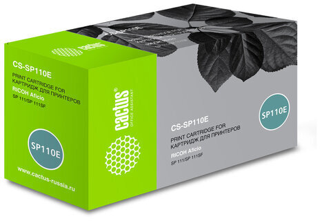 Картридж лазерный CACTUS (CS-SP110E) для RICOH SP 110E/SP 111/SP 111SU/SP 111SF, ресурс 2000 стр.