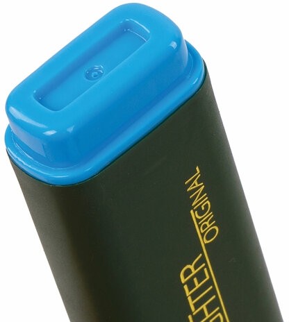 Текстовыделитель BRAUBERG "ORIGINAL", ГОЛУБОЙ, линия 1-5 мм, 151684