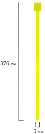 Закладки для книг САМОКЛЕЯЩИЕСЯ, КОМПЛЕКТ 6 шт., лаймовый, ДПС, 2921-123