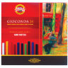 Пастель сухая художественная KOH-I-NOOR "Gioconda", 24 цвета, квадратное сечение, 8114024003KS