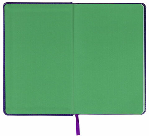 Ежедневник датированный 2024 А5 138x213 мм, BRAUBERG "Rainbow", под кожу, сиреневый, 114873