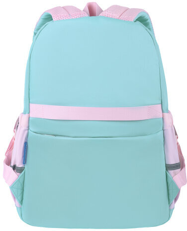 Рюкзак BRAUBERG PASTEL с термонашивками в комплекте, "Funny clouds", мятный, 40х29х14 см, 271421