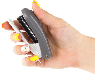 Степлер №10 BRAUBERG "Original", до 12 листов, с антистеплером, серый, 222531