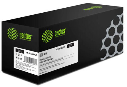 Картридж лазерный CACTUS (CS-MX500GT) для Sharp MX-M282/M283/M363/M452/M453/M503, ресурс 40000 страниц