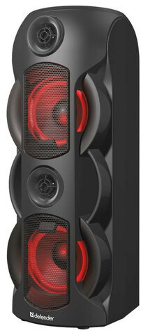 Колонка портативная DEFENDER G78, 2.0, 70 Вт, Bluetooth, FM-тюнер, microSD, чёрная, 65178