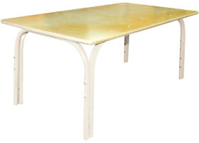 Стол детский &quot;Яшка&quot;, 1100х580х460-580 мм, регулируемый, рост 1-3 (100-145 см), фанера/металл, слоновая кость