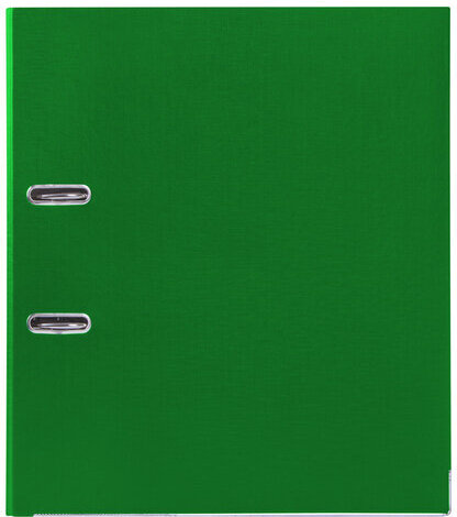 Папка-регистратор, покрытие пластик, 50 мм, ПРОЧНАЯ, с уголком, BRAUBERG, зеленая, 226591