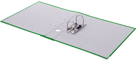 Папка-регистратор, покрытие пластик, 50 мм, ПРОЧНАЯ, с уголком, BRAUBERG, зеленая, 226591