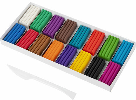 Пластилин классический ЮНЛАНДИЯ "ЮНЫЙ ВОЛШЕБНИК", 16 цветов, 240 грамм, СО СТЕКОМ, ВЫСШЕЕ КАЧЕСТВО, 106430