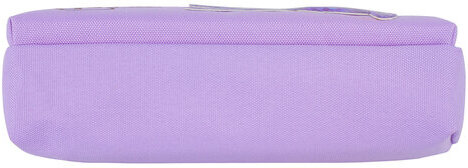 Пенал-косметичка ЮНЛАНДИЯ, 2 отделения, мягкий, "Зайка", фиолетовый, 20х7х9 см, 228989