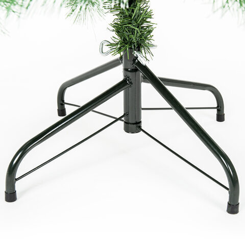 Ель новогодняя искусственная "Velvet Pinewood" 210 см, с инеем и шишками, ПВХ, ЗОЛОТАЯ СКАЗКА, 591705