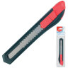 Нож канцелярский 18 мм MAPED (Франция) "Start", фиксатор, корпус черно-красный, европодвес, 018211