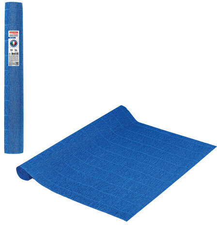 Бумага гофрированная/креповая (ИТАЛИЯ) 140 г/м2, 50х250 см, бирюзовая (957), BRAUBERG FIORE, 112594