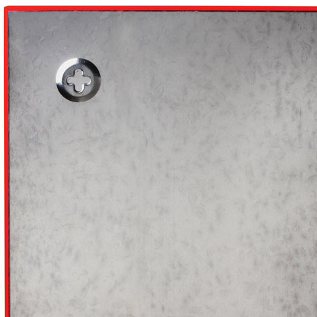 Доска магнитно-маркерная стеклянная 45х45 см, 3 магнита, КРАСНАЯ, BRAUBERG, 236737