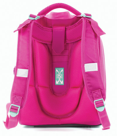 Ранец BRAUBERG PREMIUM, 2 отделения, с брелоком, для девочек, "Весенняя мята", 38х29х18 см, 227817