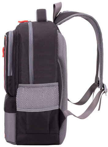 Рюкзак BRAUBERG STAR, "Stay strong", черный, 40х29х13 см, 270670