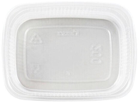 Одноразовый контейнер 200 мл, КОМПЛЕКТ 100 шт., БЕЗ КРЫШКИ, 108х82 мм, прозрачные, ПП, ЮПЛАСТ, ЮУПМ2613