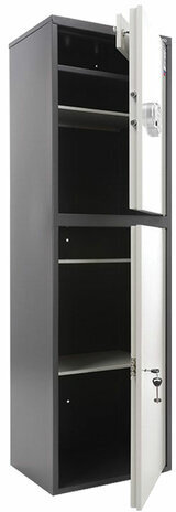Шкаф металлический для документов AIKO "SL-150/2ТEL" ГРАФИТ, 1490х460х340 мм, 36 кг, S10799152902