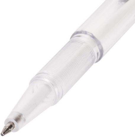 Ручка шариковая настольная BRAUBERG "Стенд-Пен", СИНЯЯ, пружинка, корпус зеленый, линия письма 0,5 мм, 141350