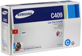 Картридж лазерный SAMSUNG (CLT-C409S) CLP-310/315 и другие, голубой, оригинальный, ресурс 1000 стр.