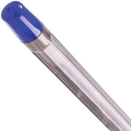 Ручка шариковая масляная BRAUBERG "Black Tone", СИНЯЯ, корпус тонированный, узел 0,7 мм, линия письма 0,35 мм, 142951