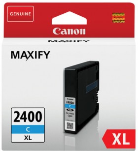 Картридж струйный CANON (PGI-2400XLС) iB4040/MB5040/MB5340, голубой, оригинальный, ресурс 1500 стр., 9274B001