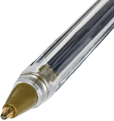 Ручка шариковая STAFF "Basic BP-01", письмо 750 метров, ЧЕРНАЯ, длина корпуса 14 см, узел 1 мм, 143737