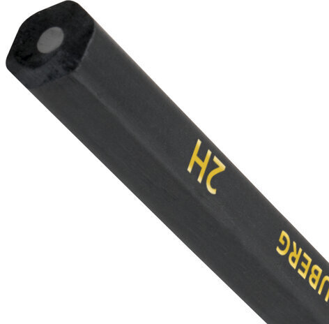 Карандаши чернографитные BRAUBERG НАБОР 12 шт., "Black Jack", 2Н-4В, без резинки, черные, дерево, заточенные, 180620