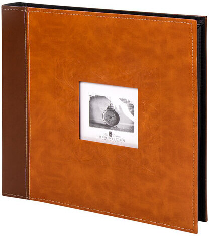 Фотоальбом BRAUBERG "Camel" на 500 фото 10х15 см, под гладкую кожу, коричневый, 391178