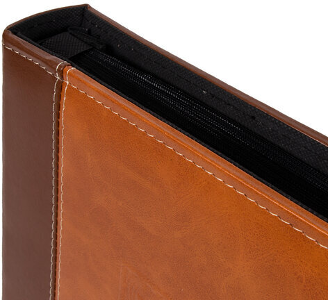 Фотоальбом BRAUBERG "Camel" на 500 фото 10х15 см, под гладкую кожу, коричневый, 391178