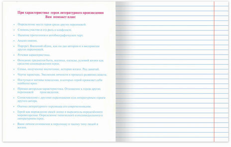 Тетрадь предметная NAVIGATOR 48 листов, выборочный лак, ЛИТЕРАТУРА, линия, подсказ, BRAUBERG, 403544