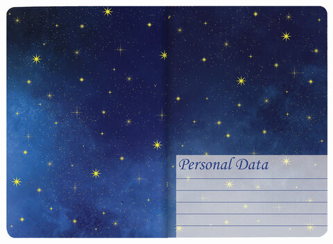 Тетрадь 40 л. в клетку обложка SoftTouch, фольга, бежевая бум. 70 г/м2, сшивка, А5 (147х210 мм), FAIRY TALE, BRAUBERG, 403788