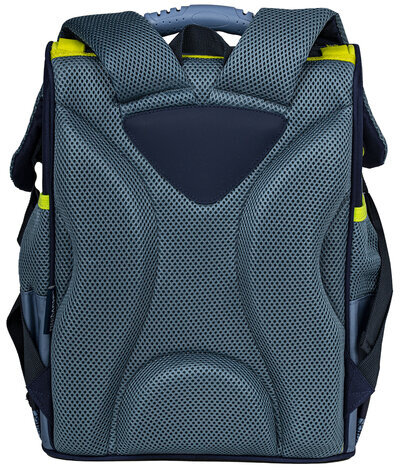 Ранец ПИФАГОР BASIC, с эргономичной спинкой, "Full speed", 35х28х18 см, 270687