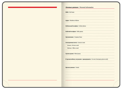 Ежедневник датированный 2024 БОЛЬШОЙ ФОРМАТ 210х297 мм А4, BRAUBERG "Comodo", под кожу, черный, 114774