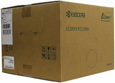 Принтер лазерный KYOCERA ECOSYS P2235dn А4, 35 стр./мин., 20000 стр./мес., ДУПЛЕКС, сетевая карта, 1102RV3NL0