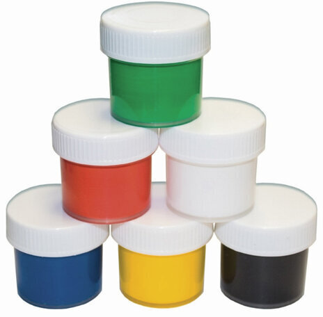 Краски акриловые художественные матовые ЛУЧ 6 цветов по 20 мл, в баночках, 29С 1746-08