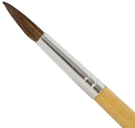 Кисть BRAUBERG, пони, круглая, № 6, 200192