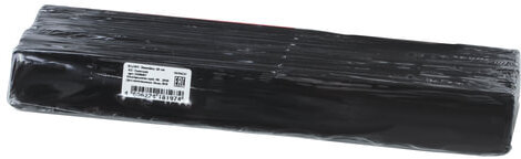 Линейка пластиковая 20 см, BRAUBERG, непрозрачная, черная, 210607