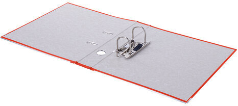 Папка-регистратор, покрытие пластик, 50 мм, ПРОЧНАЯ, с уголком, BRAUBERG, красная, 226592