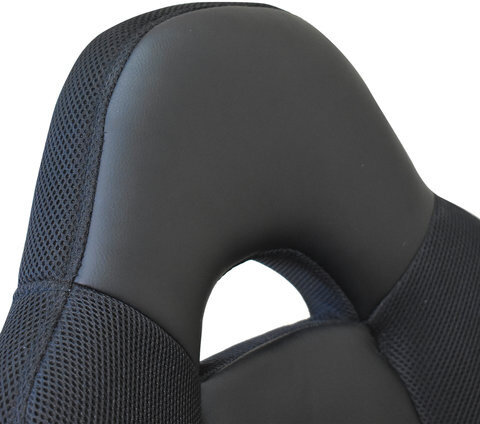 Кресло компьютерное BRABIX "Fusion EX-560", экокожа/ткань, хром, черное, 531581