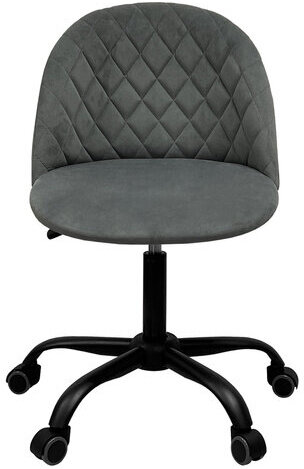 Кресло BRABIX "Moon MG-074", велюр серый, пятилучие металлическое черное, 532773